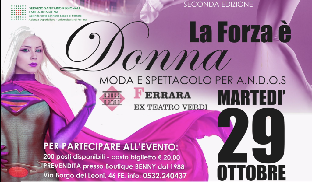 29/10 – Sfilata di moda “La forza è donna”